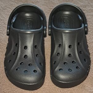 CROCS Kids Black Sandals Size 12